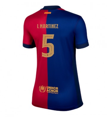 Barcelona Inigo Martinez #5 Replika Hjemmebanetrøje Dame 2024-25 Kortærmet